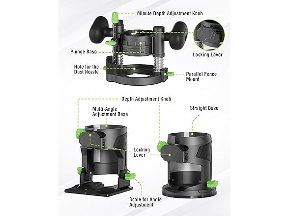 WORKPRO 20V Compact Router Combo Kit