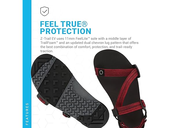 Xero Shoes Z-Trail EV Sandals Red 15