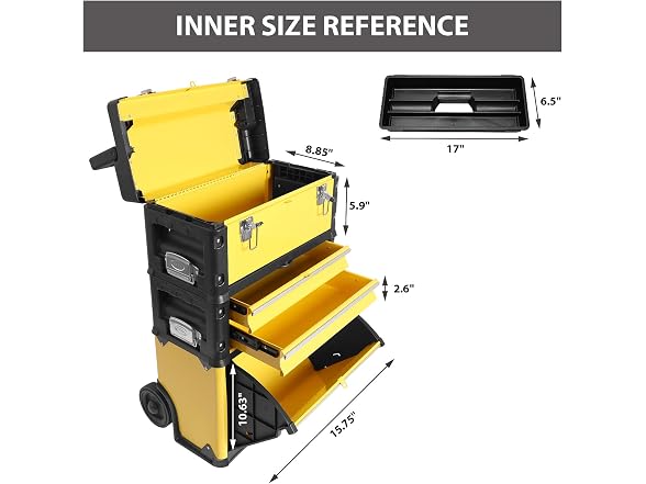 BIG RED Rolling Tool Chest2 Drawers