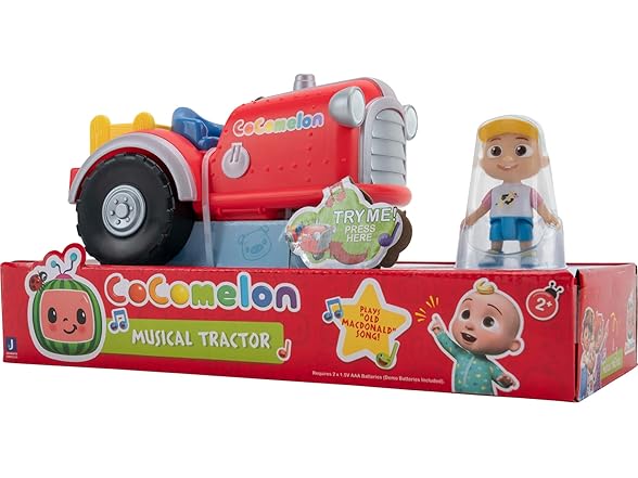 CoComelon Official Musical Tractor w/Sounds