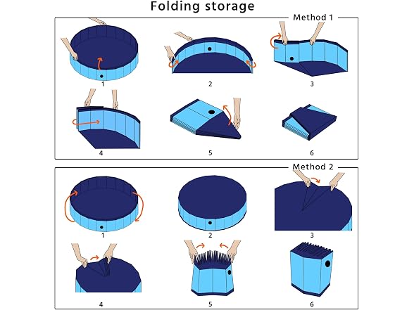 Yaheetech Foldable Dog Pool Collapsible Hard