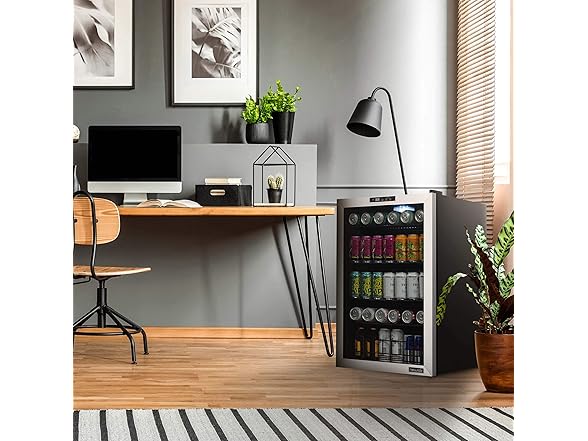 Newair Beverage Fridge w/Split Shelf - 160 Cans