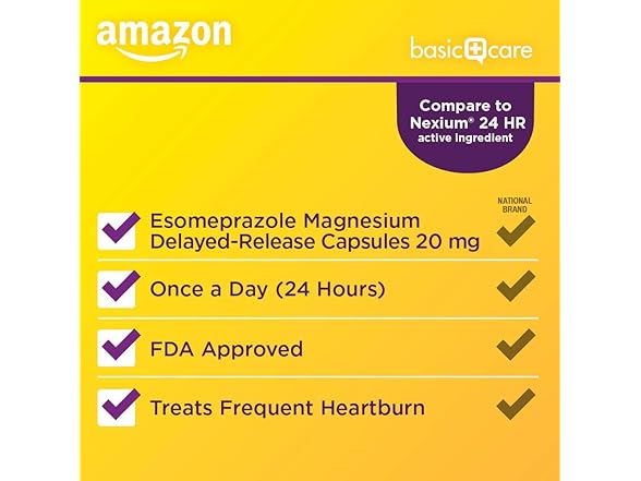 Amazon Basic Care Amazon Basic Care Esomeprazole Magnes
