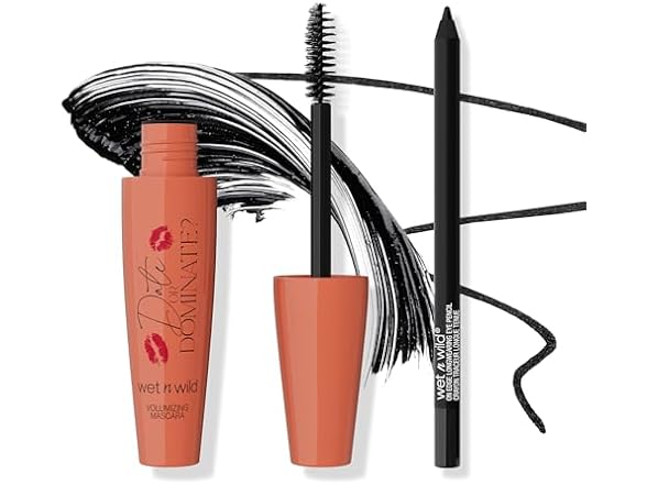 wet n wild Date Or Dominate Volumizing Mascara & Liner Set