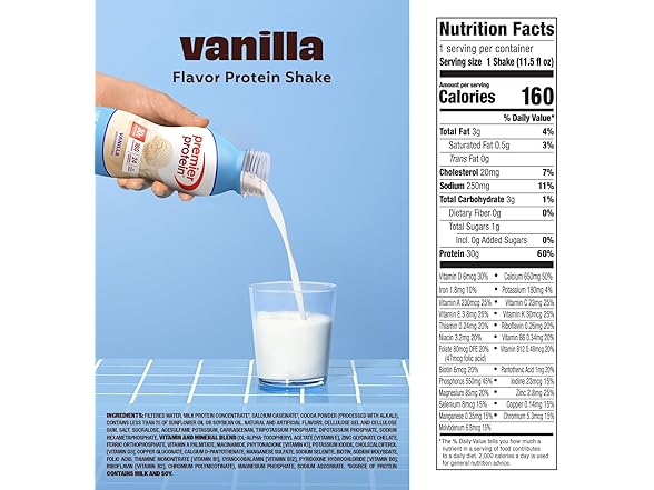 Premier Protein Shake Vanilla, 12 Pack