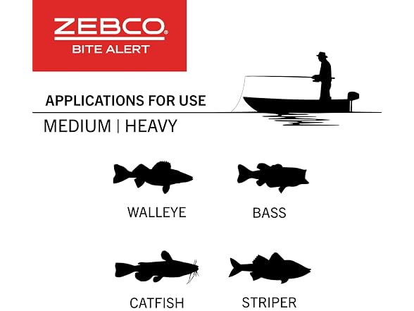 Zebco Bite Alert Spinning Reel and Fishing Rod Combo, 7-Foot