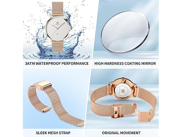 OLEVS Women’s Mesh Quartz Watch