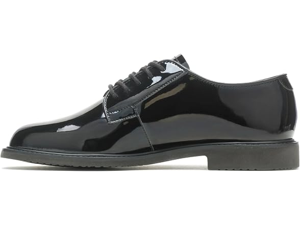 Bates mens Sentry High Gloss Leather Oxford,Black,7 M US