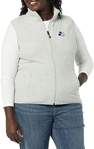 Amazon Essentials Disney | Marvel | Star Wars | Princess Women's Polar Fleece Vests, Happy Mickey, X-Small