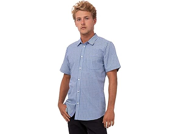 Chef Works Men's Modern Dress Shirt (M)