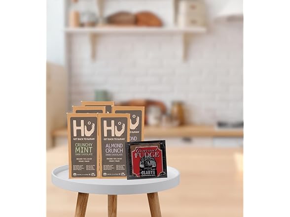 6 Item Set- Hu Chocolate Mint & Almond & Claeys Fudge