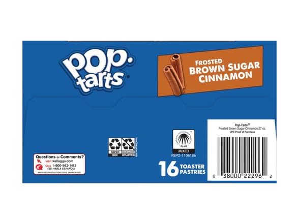 Pop-Tarts Value Pack, Brown Sugar 16 ct