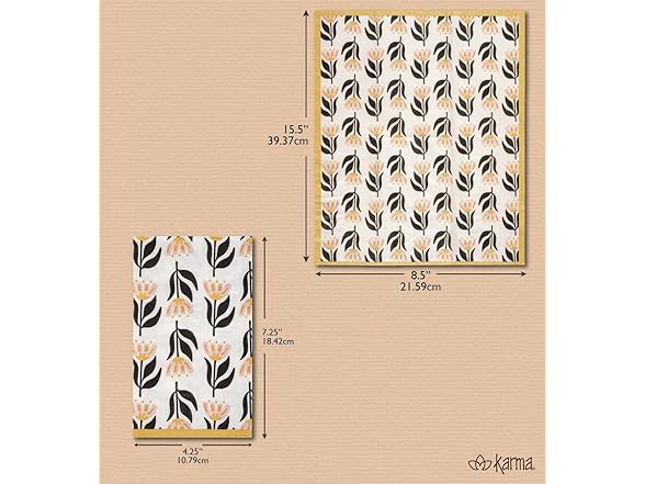 Napkin Holder with Napkins Striped