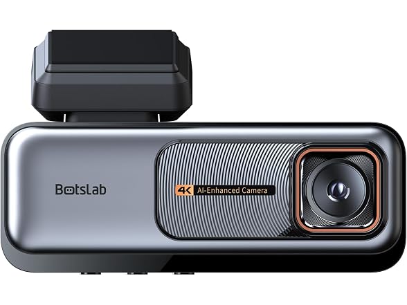 BOTSLAB 4K Dash Cam Front and Rear (No