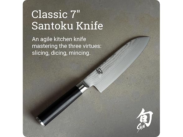 Shun Classic 7 inch Santoku Knife