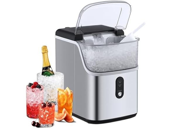 HobbyField 33lbs/24H Self-Cleaning Ice Maker