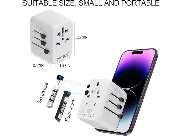 Oviitech 28W Universal Travel Adapter