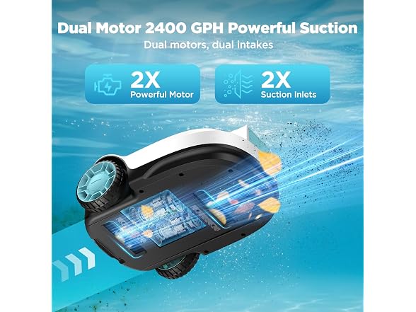 Tnbacious Cordless Robotic Pool Vacuum