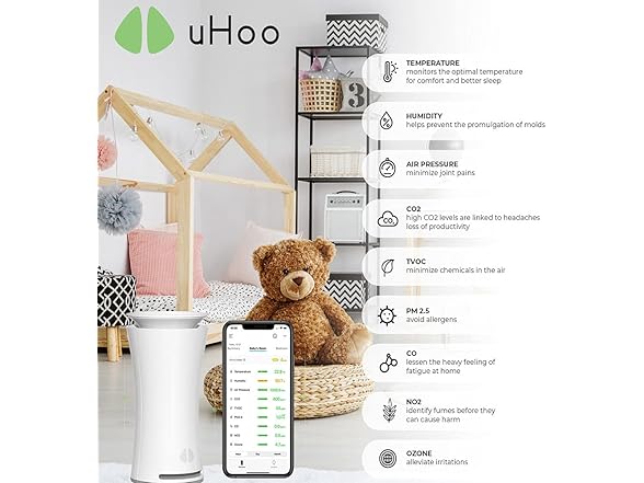 uHoo 9in1 Indoor Air Quality Sensor