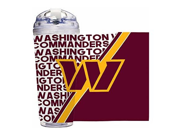 WASHINGTON COMMANDERS 24oz Tumbler