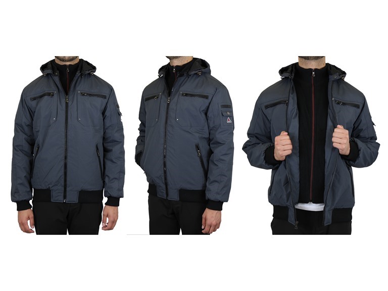 Mens Heavyweight Tech Jacket w/ Hood