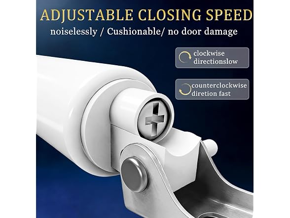 Luleyjor Heavy Duty Storm Door Closer