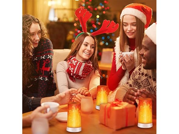 GOGOTIT LED Flame Lights, Battery Operated Flameless Candles