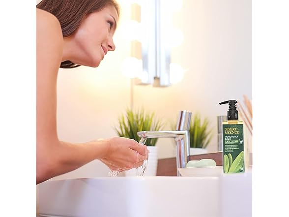 Desert Essence Face Wash Thrghly Clean Refill