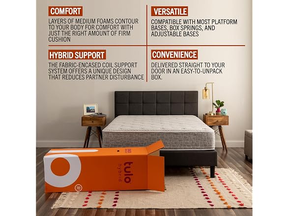 Tulo by Mattress Firm | 8 INCH Memory Foam Full