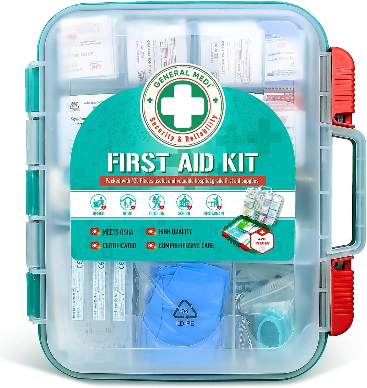 420 Piece Professional First Aid Kit - Gallery 10