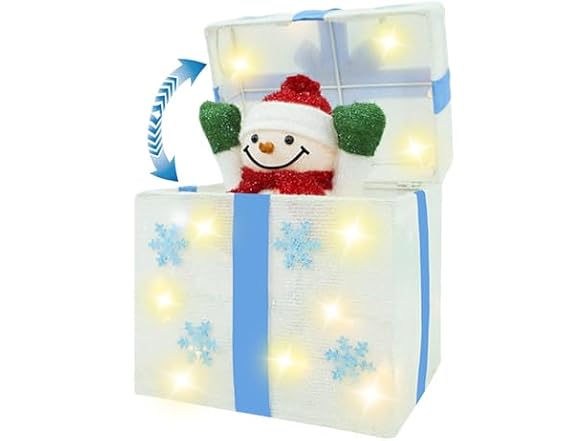 ENCMY Pop-Up Front Yard Gift Box Decoration