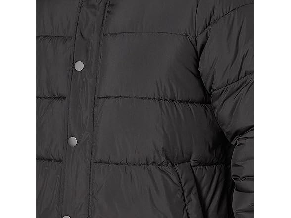 Amazon  Essentials Mens Hooded Puffer Coat Black XS