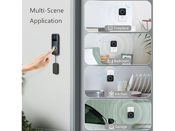 Satisure Wireless Doorbell Extender