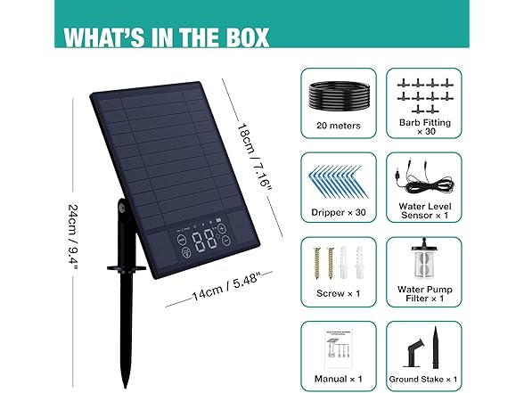 LAGNPT  Digital Display Solar Auto Drip