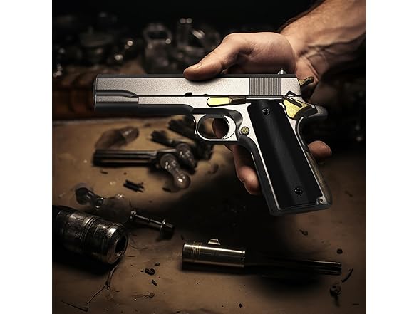 Horlax 1911 Wood Grips, Full Size, Black