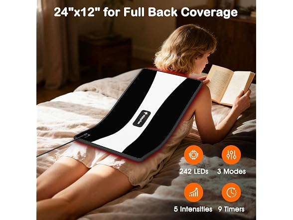 Fittyfun Red Light Therapy Belt 24"x12"
