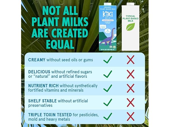6PK Kiki Milk Plant Based Milk - Organic Unsweetened