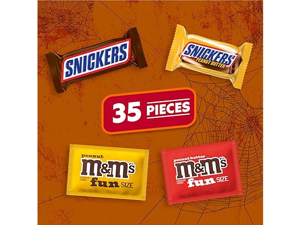 MMs Snickers Halloween Candy Variety 35c