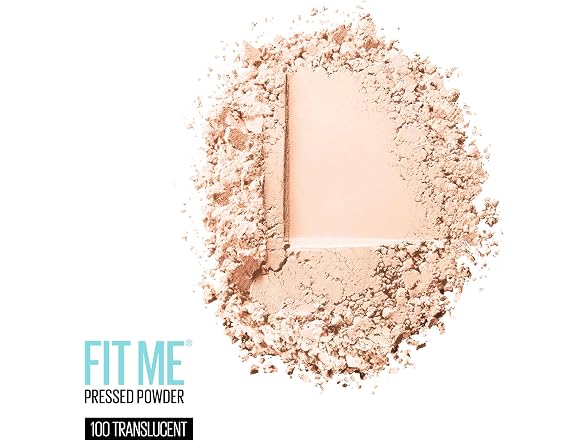 Maybelline Fit Me Matte + Poreless Pressed Face Powder Translucent, 1 Count