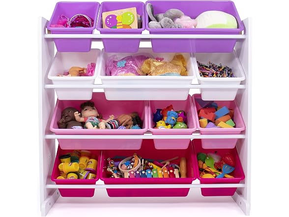 Humble Crew 4-Tier Toy Organizer 12 Bins