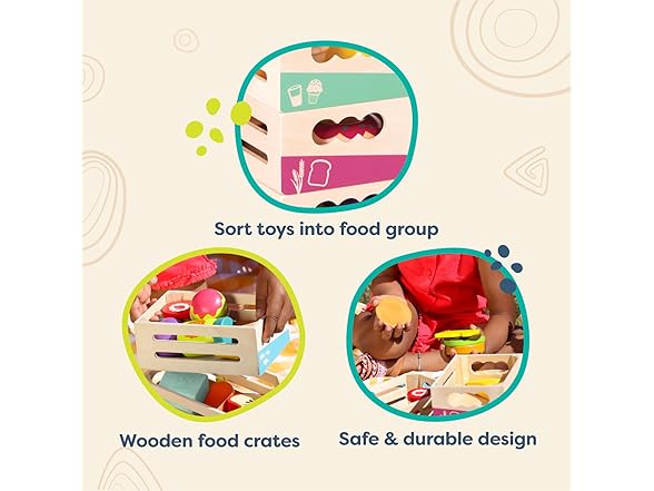 B. toys – Little Foodie Groups – 24-Pc