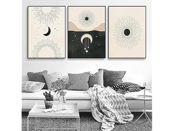 PUYIQARE Abstract Line Wall Art Print