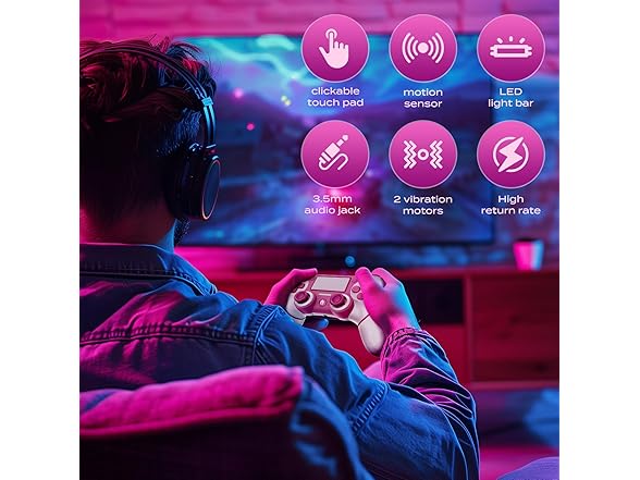 Ubsvaky Wireless Controller Compatible with PS4