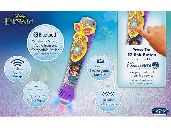 eKids Disney Encanto Karaoke Microphone