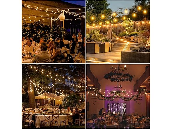 Yusist 104FT(98+6) Solar String Lights