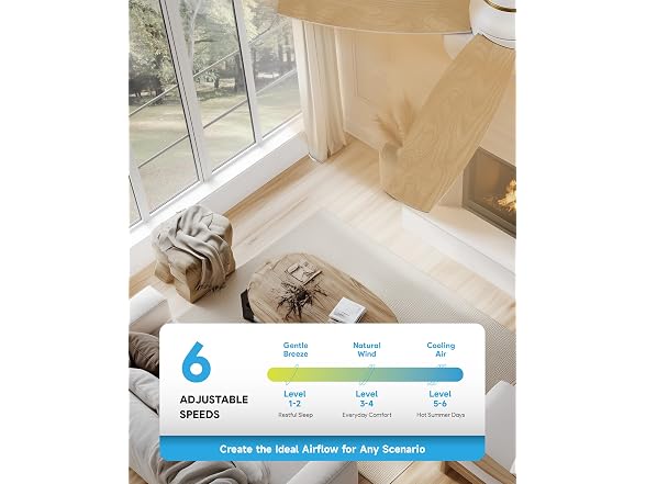 VONLUCE RGB 42in Ceiling Fan Control