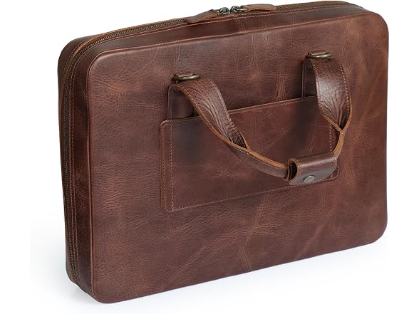 Londo Genuine Leather Organizer Satchel