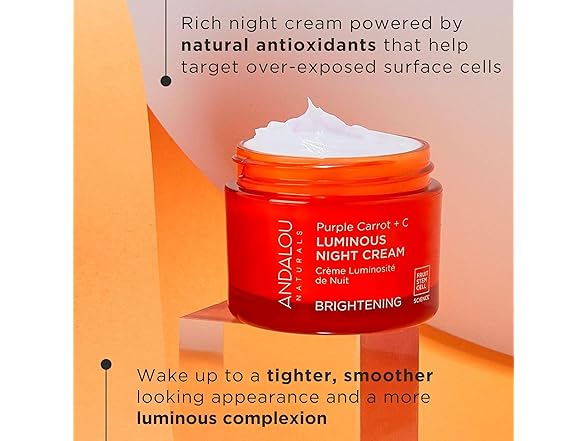 Andalou Naturals Night Crm Prpl Carrot
