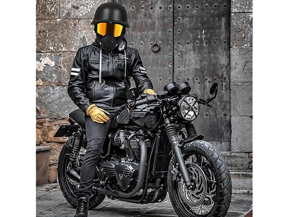 URFGNBK Motorcycle Helmet German Style