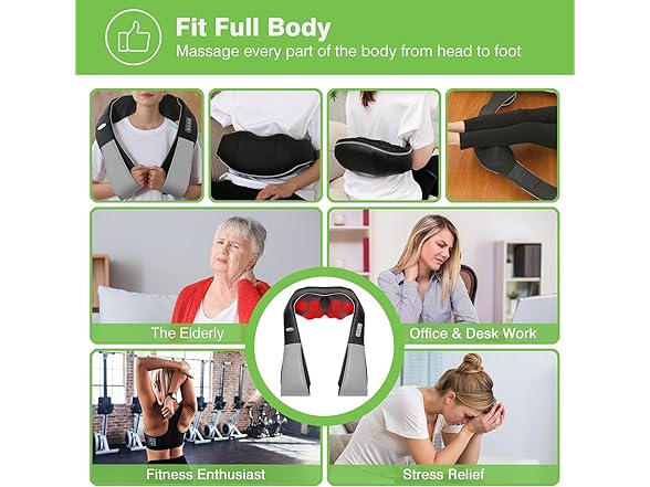 cotsoco Shiatsu Neck Massager - Grey